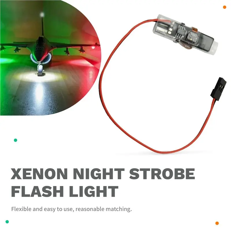 BTLIFE-Xenon Night Strobe Flash Light Voltage For RC Multicopter Accessories 5V Automatic Power Input