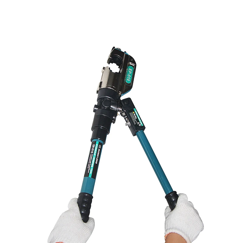 EP‑510 12T Manual Hydraulic Crimping Tool, Hand Operated Terminal Crimper for Cable Terminal Connection