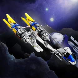 MOC Anakin’s Podracer set 75258 MOD Building Blocks Movies and Game Spacecraft Assemble Bricks Model For Kids Birthday Gift