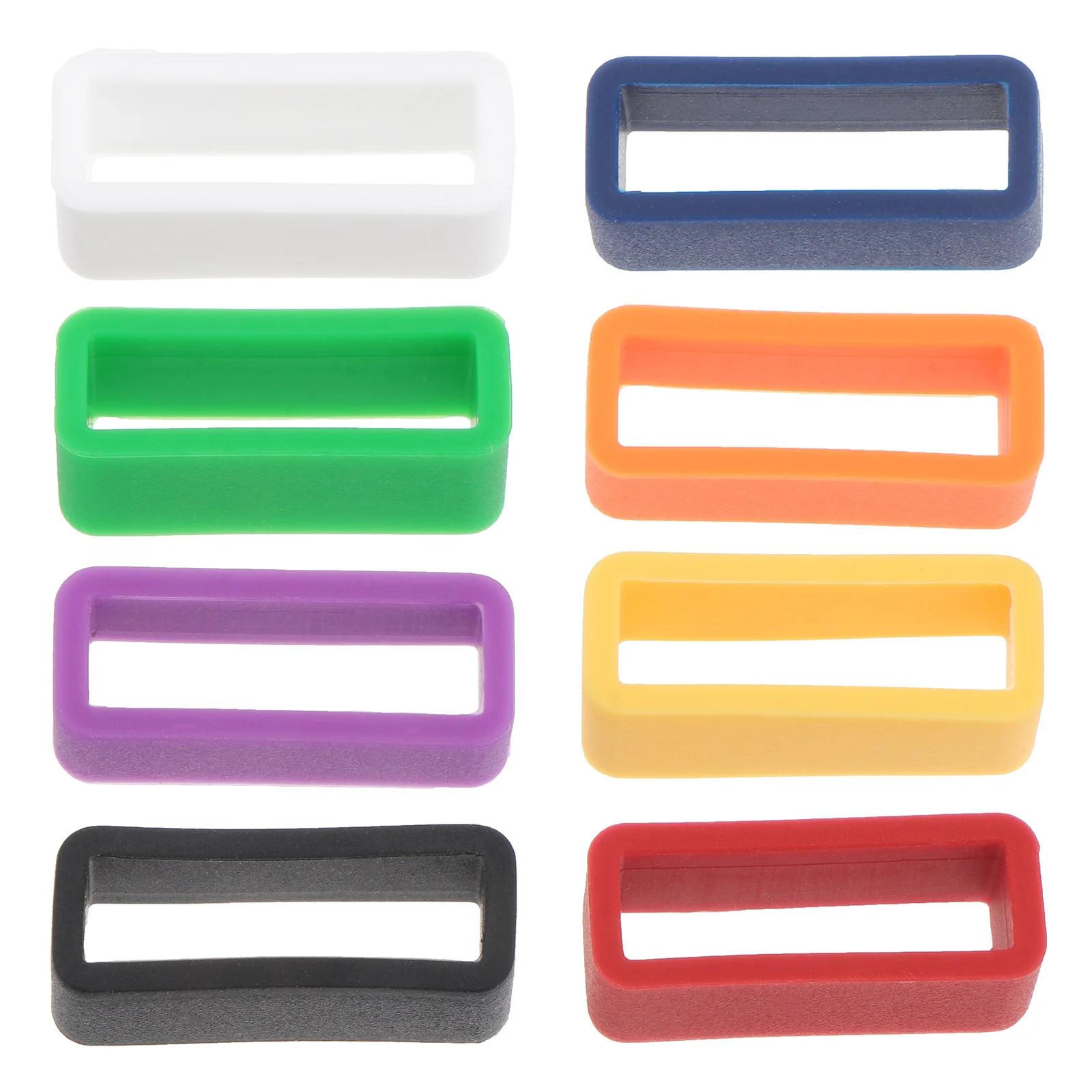 8Pcs Silicone Watchband 12Mm Watch Strap Loop Protector Strong Retention Ring Easy Install Replacement Parts for Broken Bands