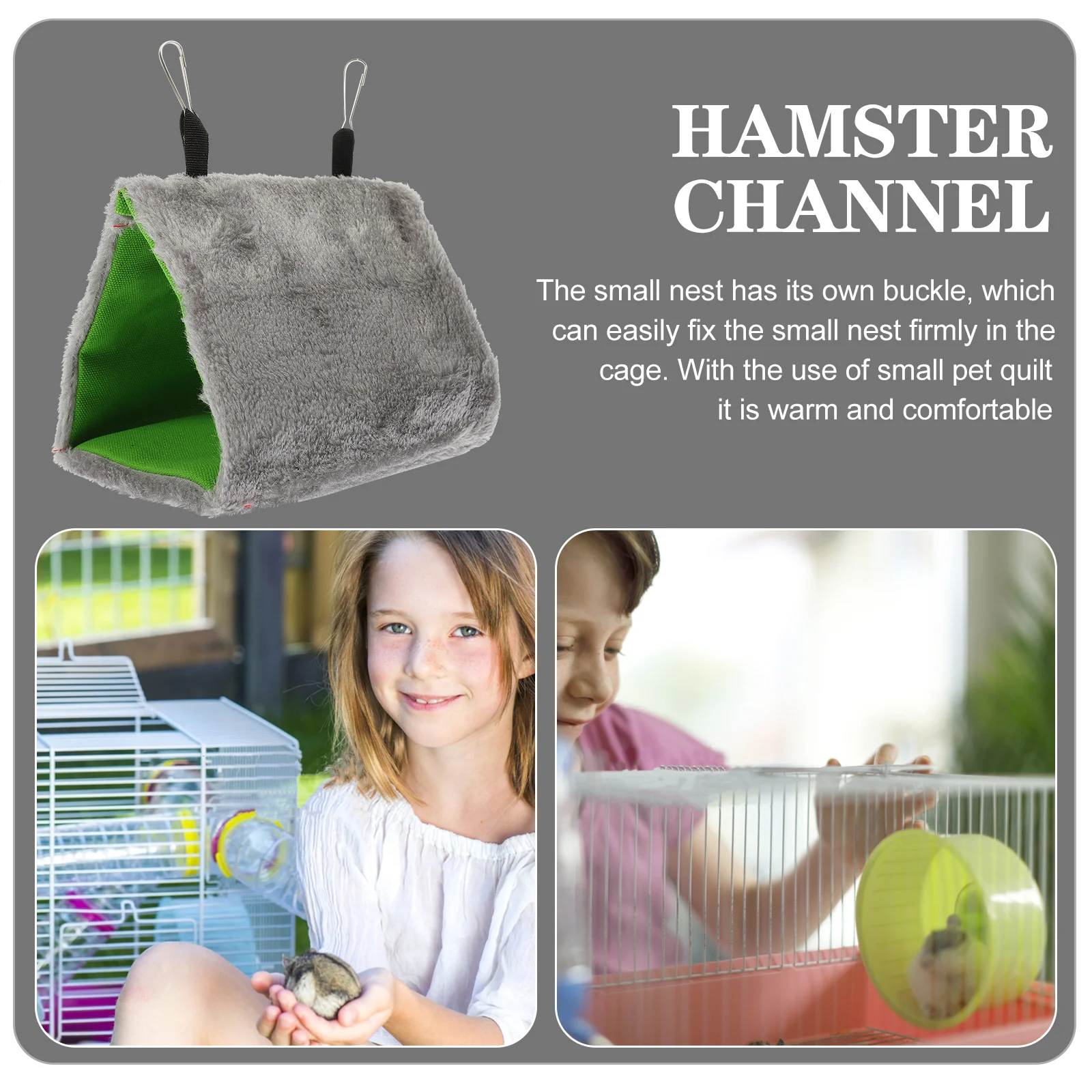 

Hanging Parrot Bed in Warm - Cozy Wear-Resistant Bird Nest for Cage Use, Comfortable Sleeping Space for Birds,