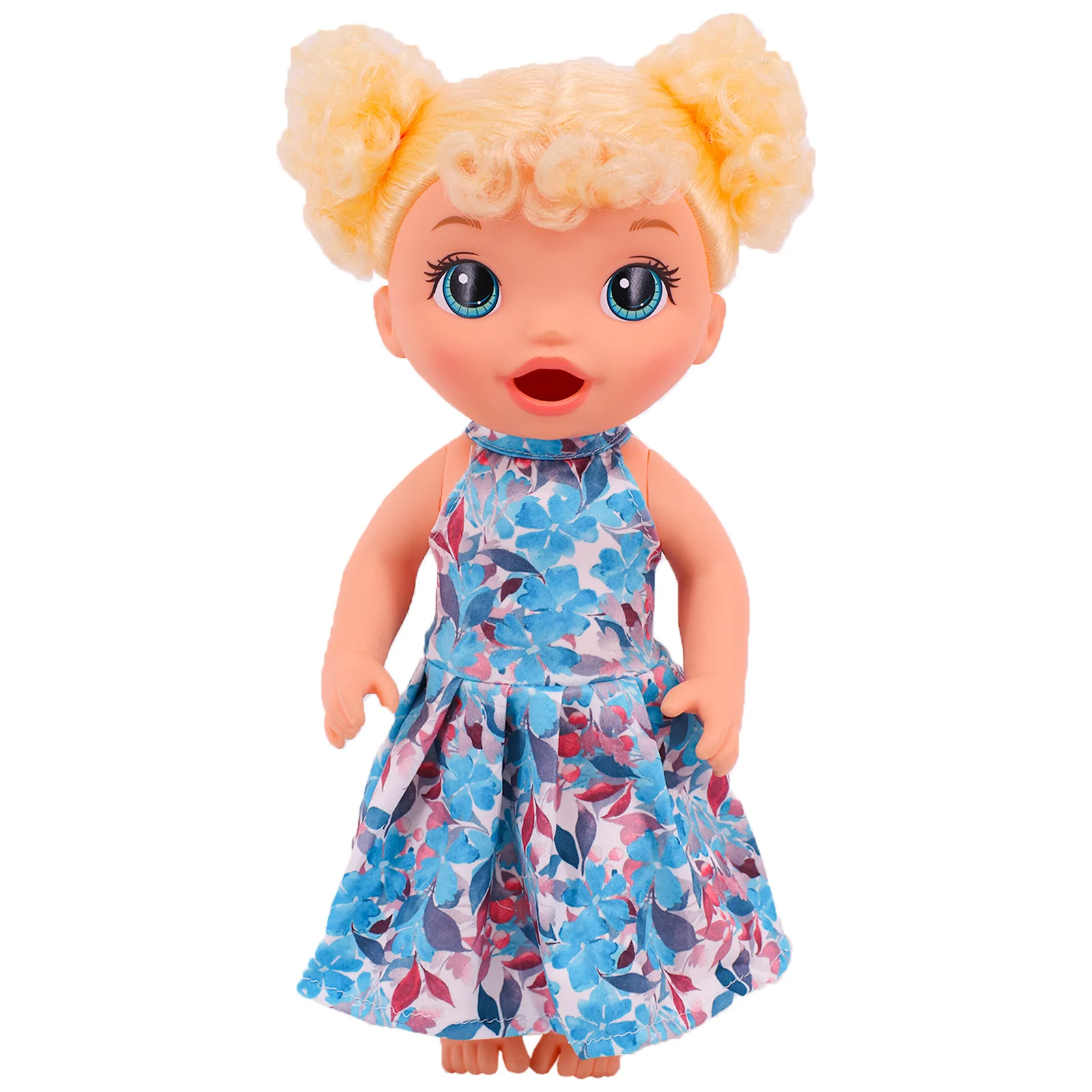 Fashion New Clothes Printing Dress Fit For 12Inch 30Cm Baby Alive Doll Clothing Accessories,Children\'s Toy Gift Girl\'s Toys