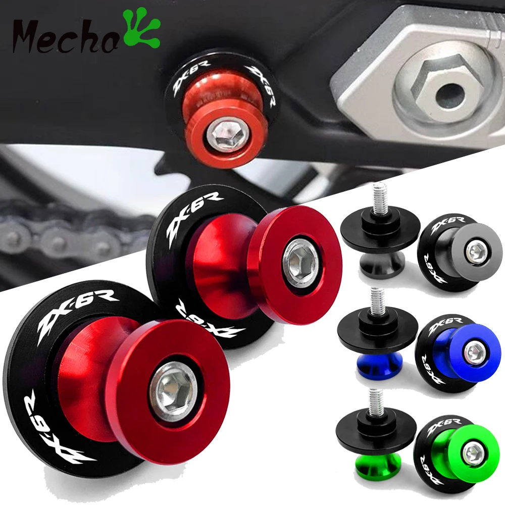 ZX-6R M8 Motorcycle Swing Stand Screw Swingarm Spools Slider For KAWASAKI Ninja ZX6R ZX 6R ZX636 ZX6R 2015-2022 2023 2020 2021