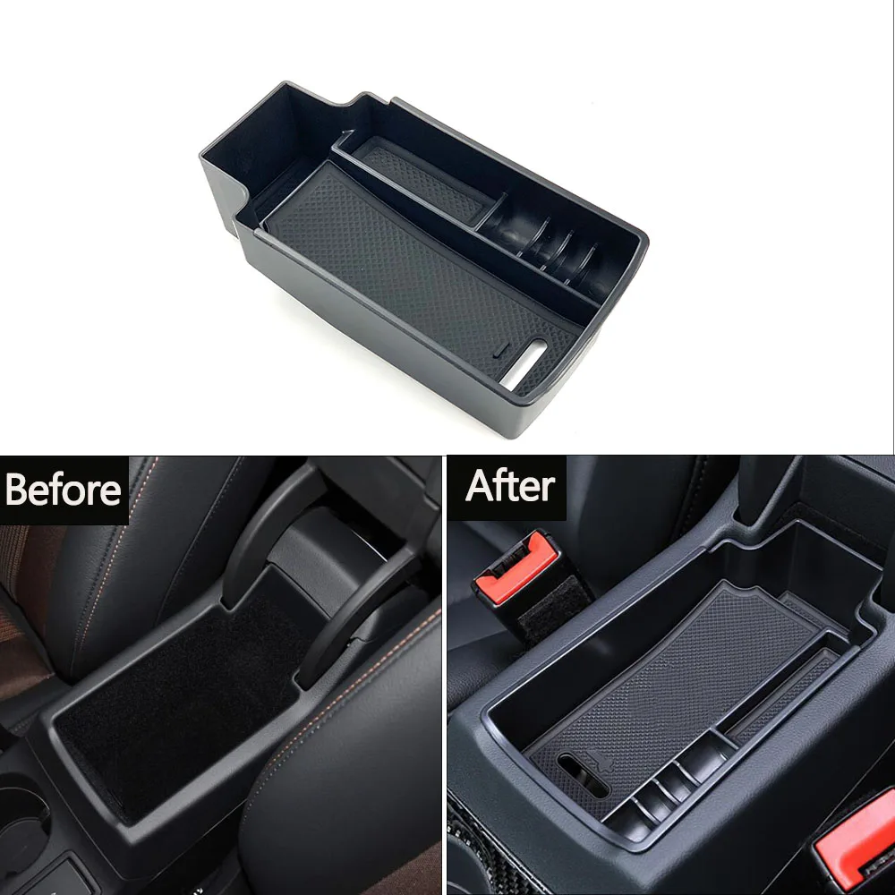 ABS Car Central Armrest Storage Box for Audi Q3 8U F3 Sportback 2012 -2023 Stowing Tray Case Container Organizer Accessories