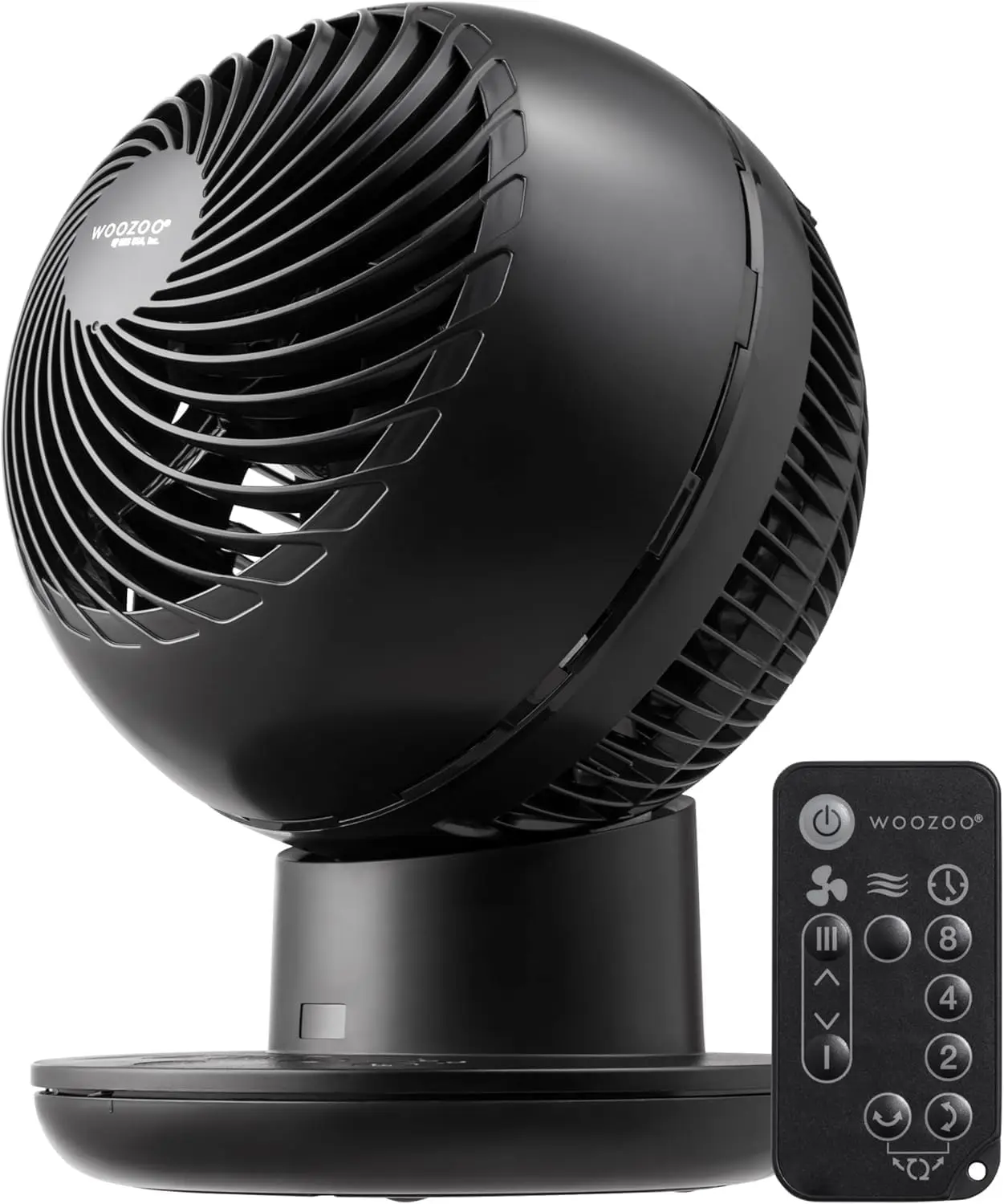

IRIS USA Air Circulator Fan with Remote, Oscillating, 8 Speeds, 82ft Max Air Distance, 120° Adjustable Tilt, Ultra Quiet Motor,