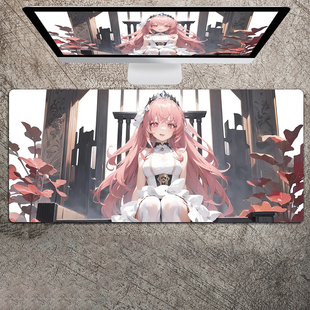 

Azur Lane Hms Queen Elizabeth Anime Girl Hd Gaming Mouse Pad Rubber Desk Mat for Keyboard and Pc Gaming Accessories