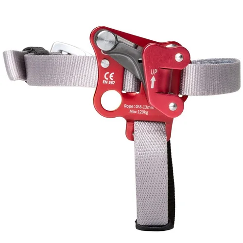 Elevador de escalada en roca SRT para pies al aire libre, con cinturón de Pedal, cuerda de agarre, equipo anticaída, ascendente del pie izquierdo y derecho