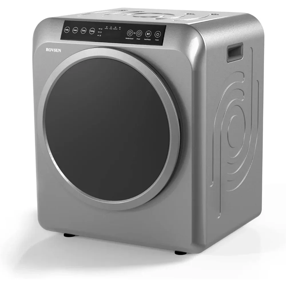 Portable Clothes Dryer, for 3.5 Cu.Ft High End Front Load Tumble Laundry Dryer with LCD Touch Screen, for Apartment, Home, Dorm