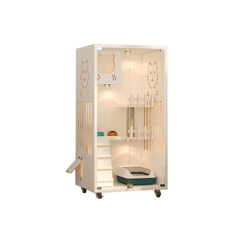 

Household solid wood cat nest Four seasons universal cat house does not occupy a balcony cat cabinet
