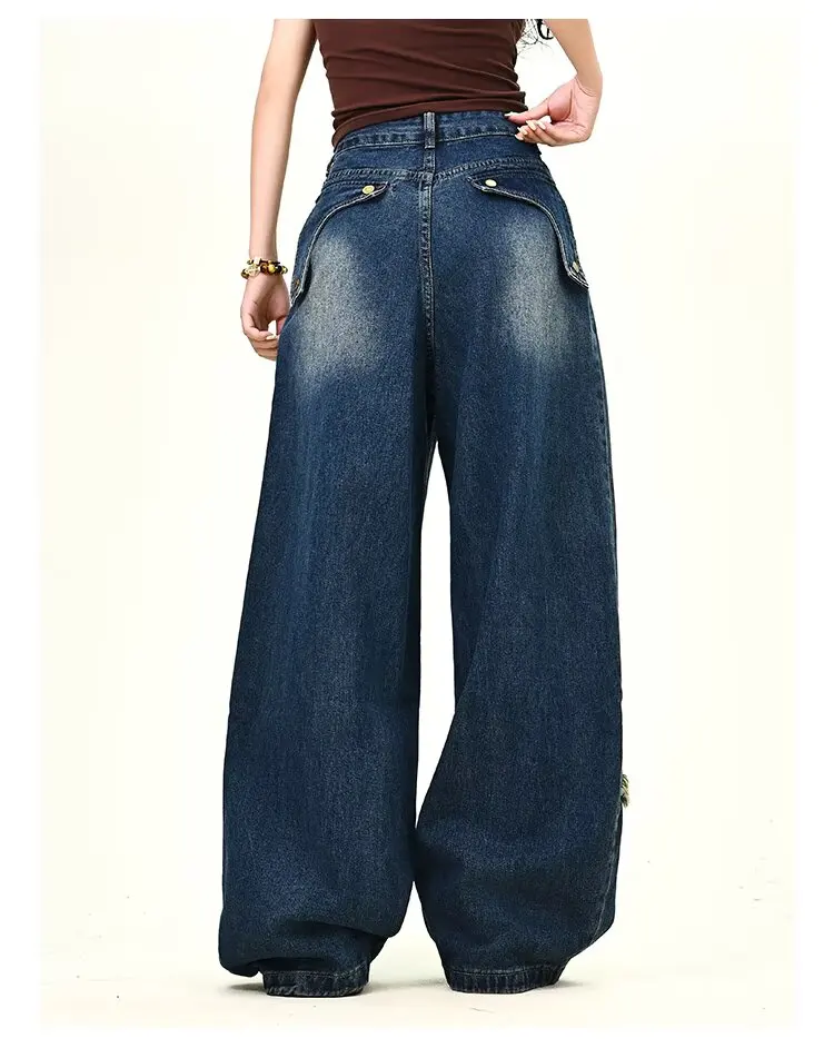 

Женские черные готические джинсы-карго Harajuku Y2k в японском стиле 2000-х годов, эстетические джинсовые брюки в стиле эмо, джинсовые брюки, винтажная мусорная одежда