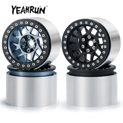 YEAHRUN 2.2inch 45mm Widen CNC Metal Beadlock Wheel Rims Hubs for Axial RBX10 AXI03005 Wraith 1/10 RC Crawler Car Truck Parts