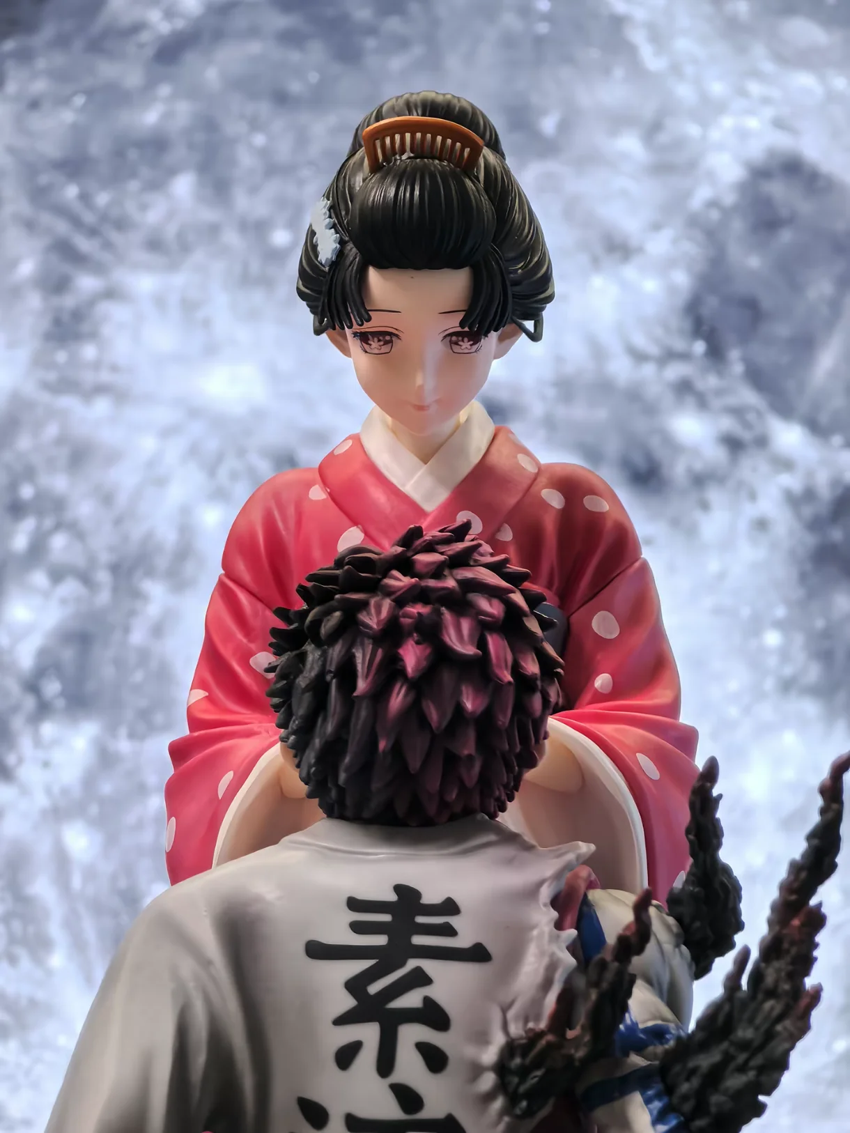 In Stock 27cm Demon Slayer Anime Figure Akaza Figurine Koyuki