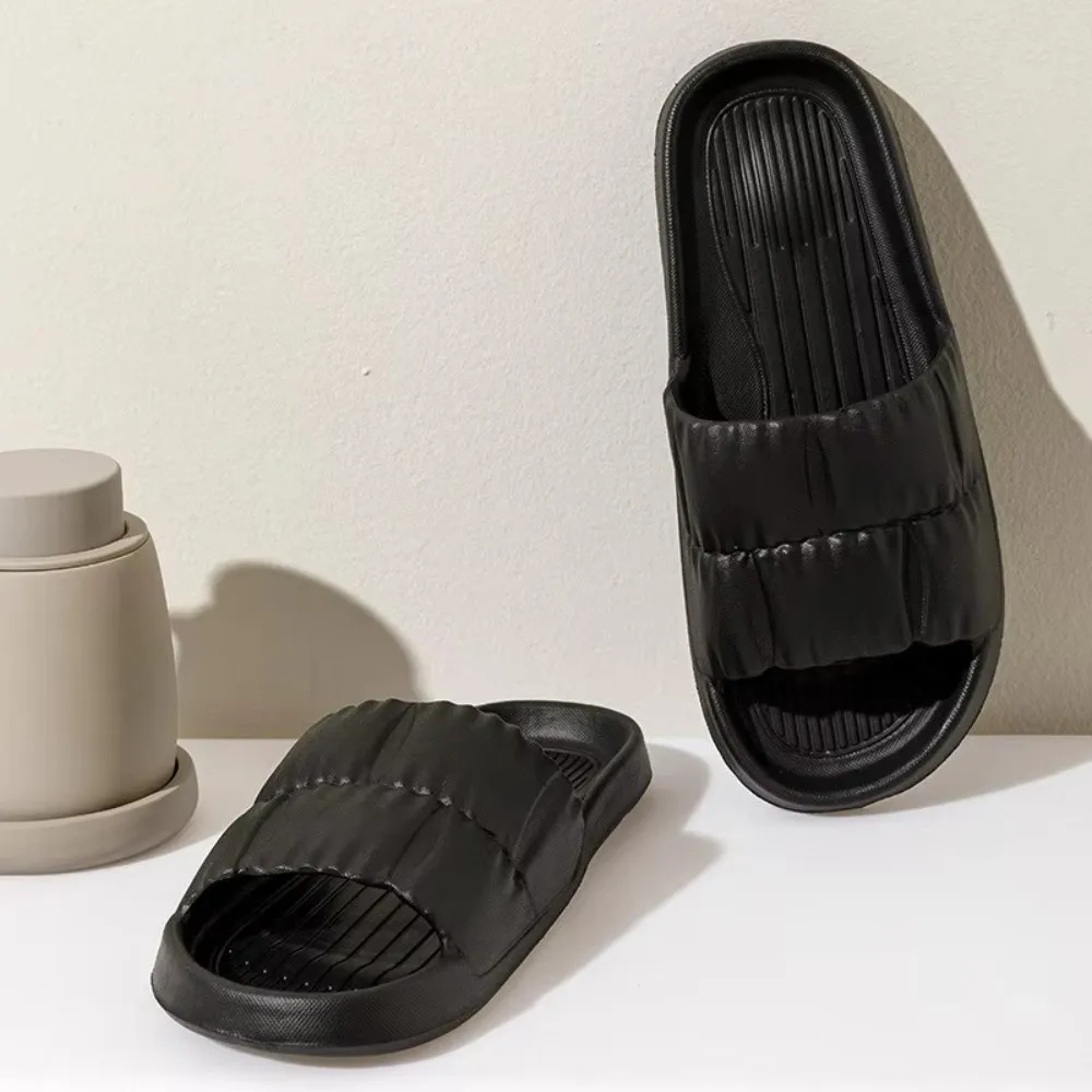 Fashion EVA Cloud Slippers Soft Sole Non-slip Platform Sole Slippers Thick Breathable Home Slipper Indoor Bathroom image 5