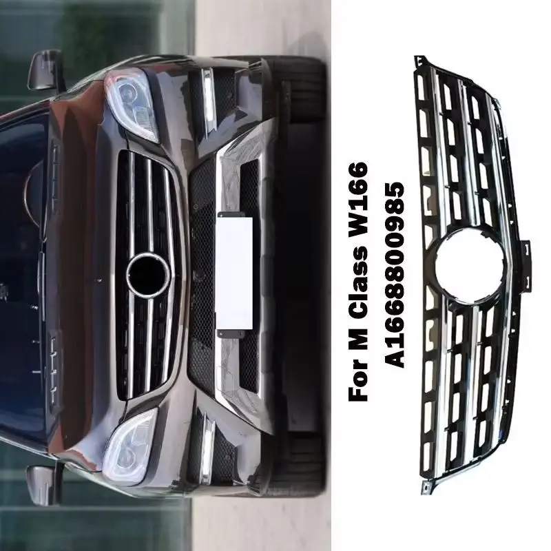 Front Grille Grill Radiator A1668800985 For Mercedes Benz M ML W166 Class ML400 ML350 ML320 ML500 ML550
