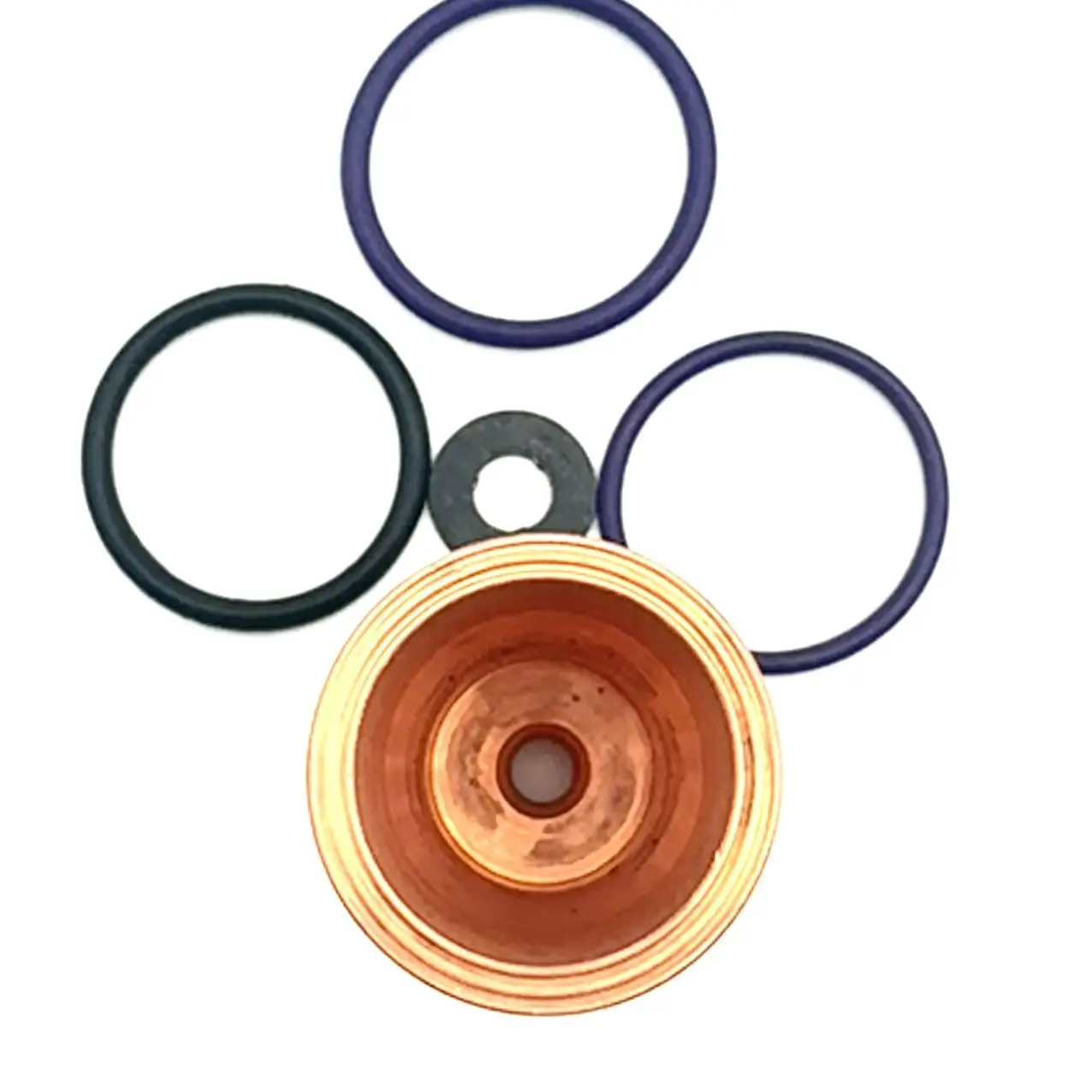 6-teiliges Einspritzdüsen-Hülsen-Set für Volvo Mack Truck D11 D12 D13 D16 Motor, kompatibel mit den Teilenummern 21351717 21274700 74851210 – Detail 6