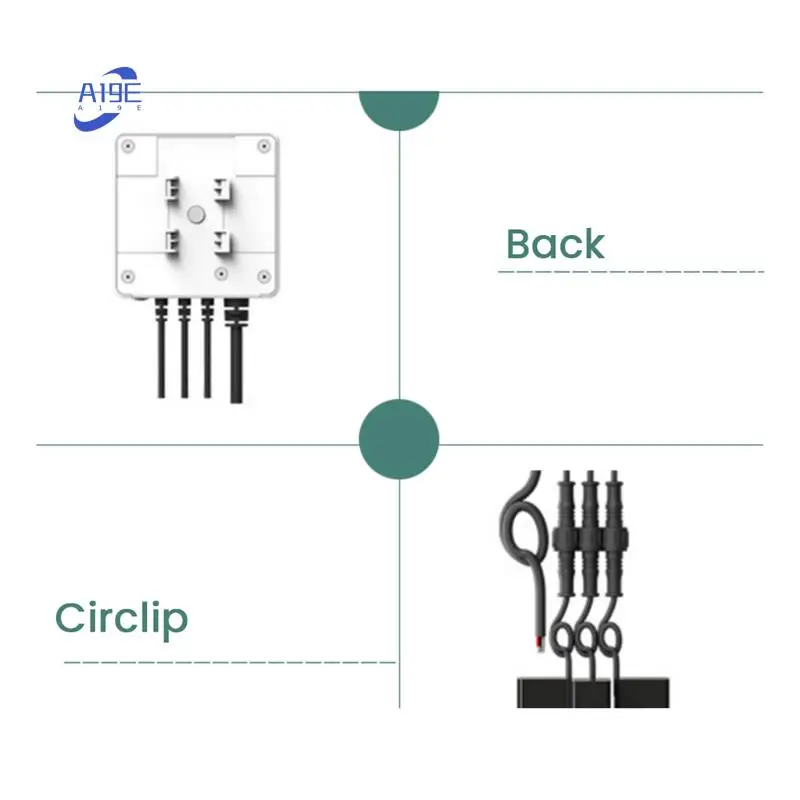 

A19E-Tuya 3-фазный Wi-Fi счетчик энергии кВтч, силовые клещи, трансформатор тока, приложение, монитор