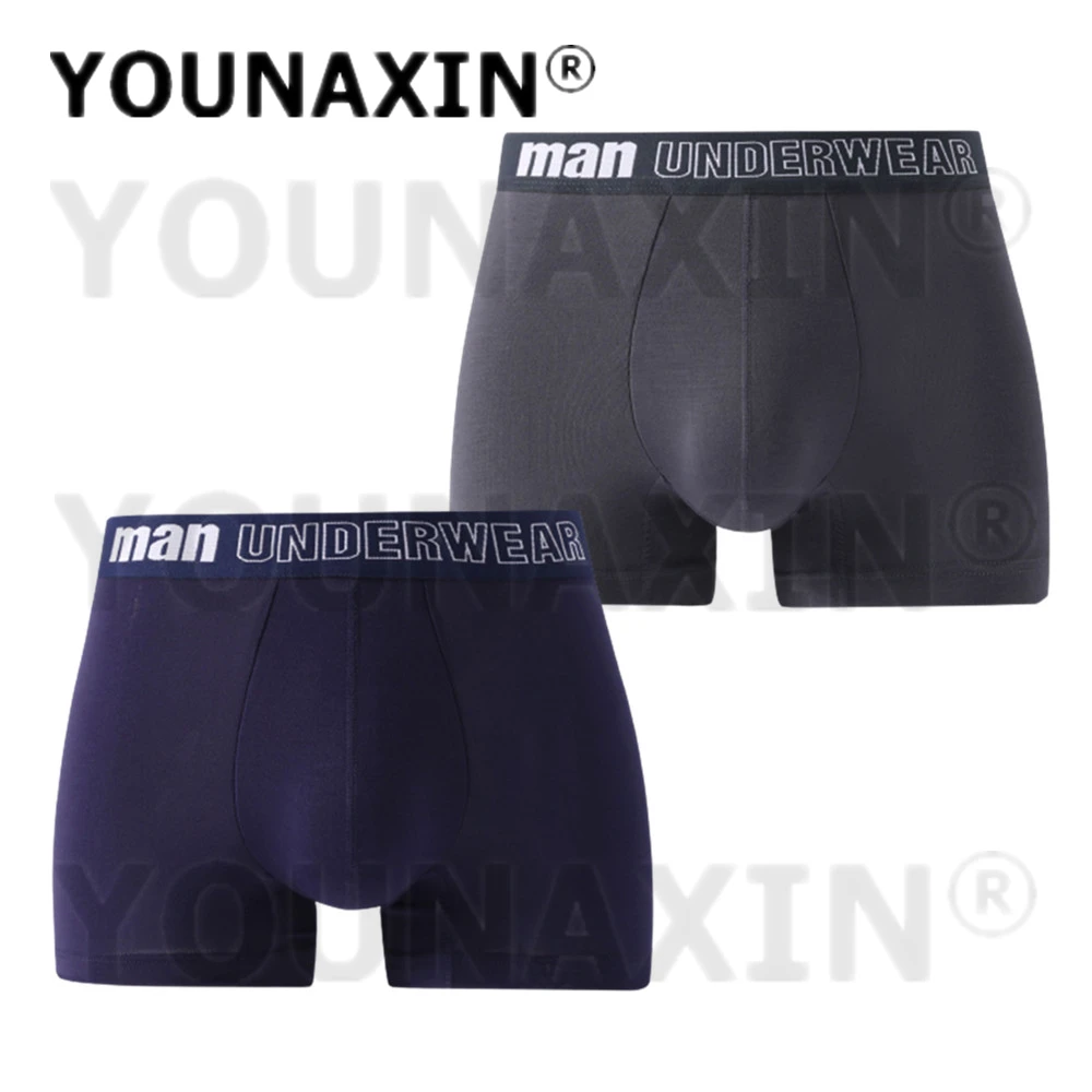 Boxers masculinos de tamanho grande, cuecas grandes, calcinhas da moda, cuecas íntimas, M, L, XL, 2XL, 3XL, 4XL, 5XL, 6XL, 7XL, 2 peças