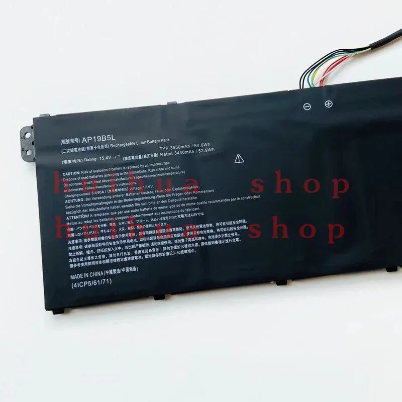 AP19B5L Battery for ACER Aspire 5 A515 Swift 3 SF314 Vero AV15-51 Series 54.6Wh JM