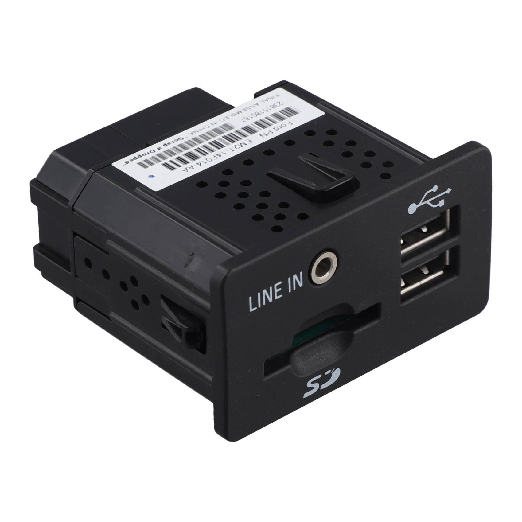 

B07A-Car USB Connector Aux & SD Card Port For Ford S-MAX 2016 EM2T-14F014-AB