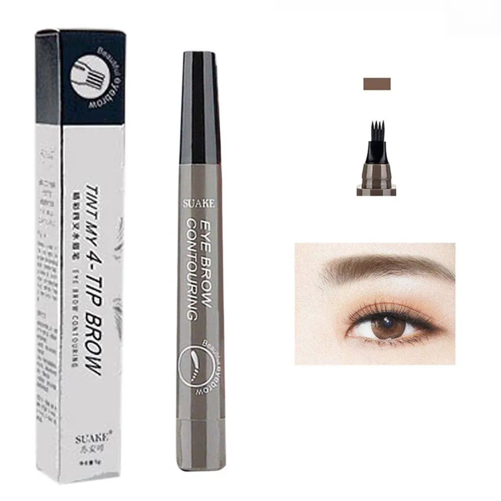 Eyebrow Pen Waterproof Fork Tip Eyebrow  Long Lasting  5ml