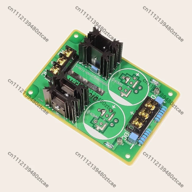 Rectifier and Filter Power Board for Power Amplifier High Voltage 2x 40mm 280A Capacitor Support