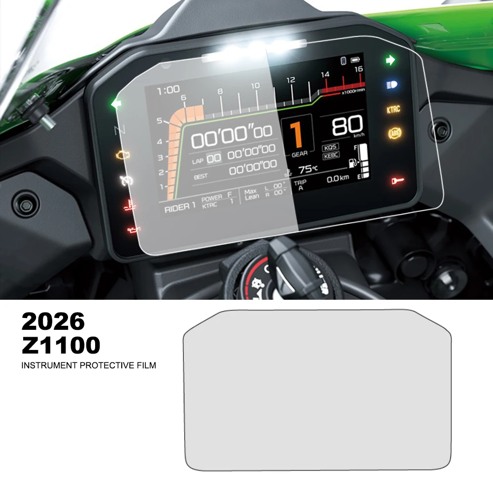 For Kawasaki Z 1100 Z1100 2026 New Motorcycle Instrument Film Accessories Scratch Cluster Screen Dashboard Protection