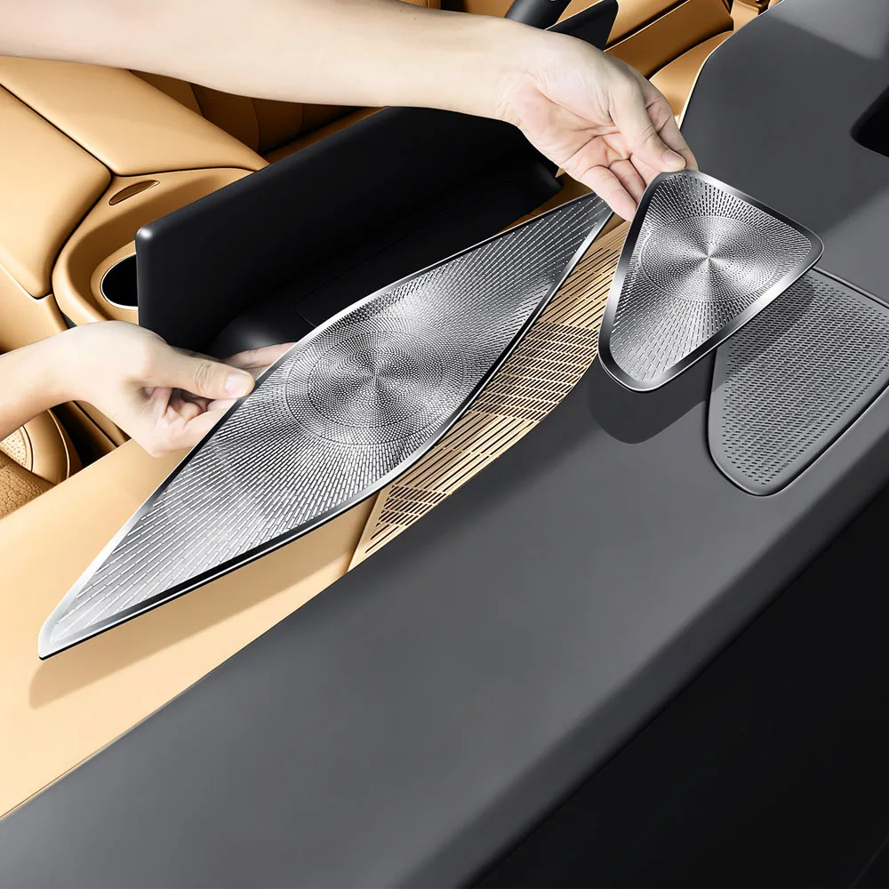 

Instrument Panel Horn Cover For Xpeng GX 2026 Highlight Luxury Interior Modification Accessories Horn Scratch Resistant Cover