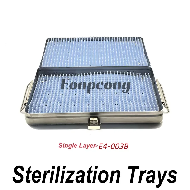 ถาดฆ่าเชื้อชั้นเดียวสแตนเลสเครื่องมือผ่าตัดจักษุ