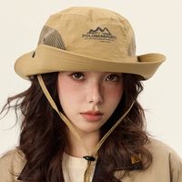 Summer Wide Brim Bucket Hat Quick-dry Breathable Panama Hat Portable Sun Protection Sun Hat Camping Hiking