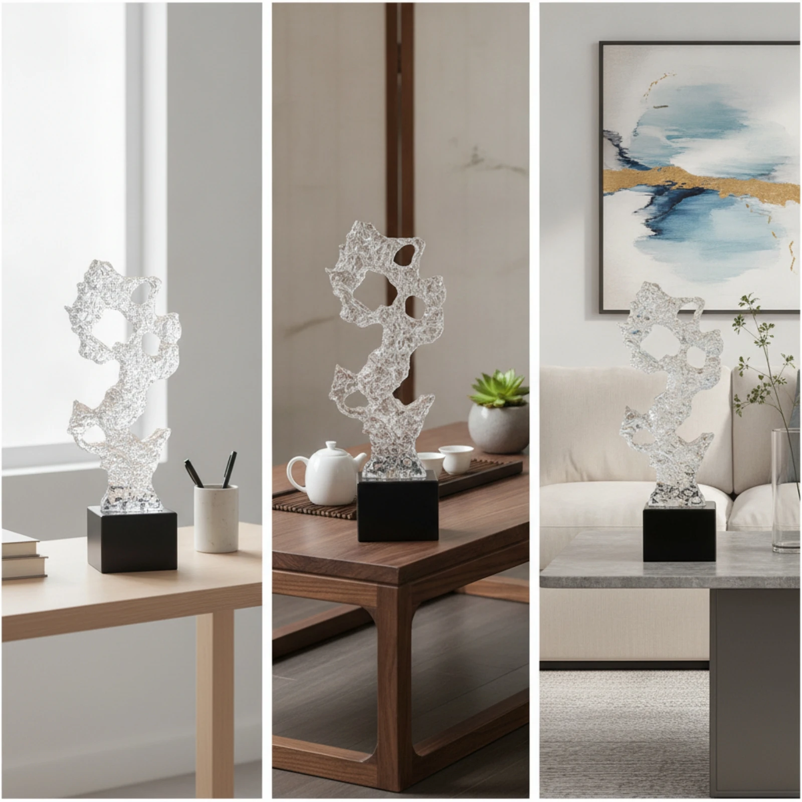 Transparente Harzskulptur mit  – Interior Design Landscape Bewertung und Preis