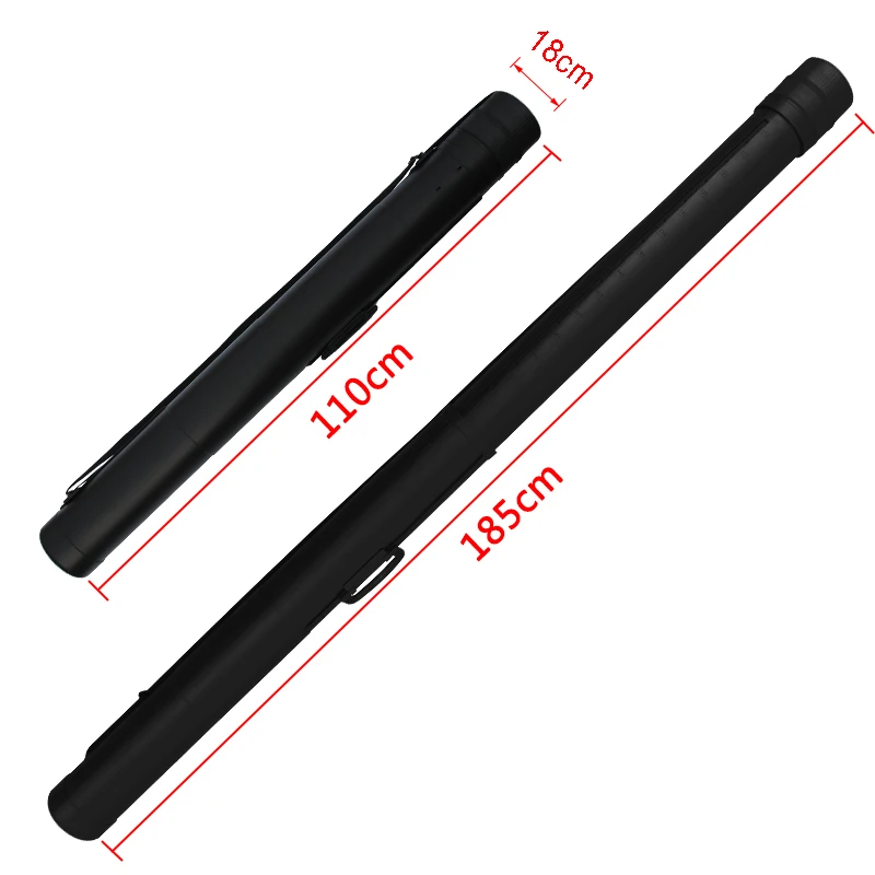 High Quality Adjustable Max 1.1-1.8 meter Alastic ABS Fishing rod tube fishing rod case rod bag outdoor tackle bag Lure rod box