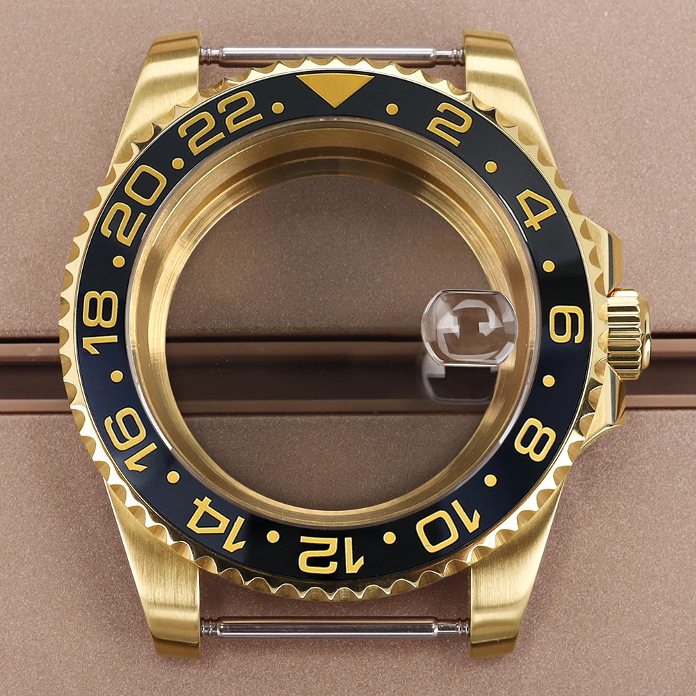 

40mm Diver Case Sapphire Glass For SUB NH35 NH36 GMT NH34 NH38 Miyota8215 Eta2824 Movement Mechanical Watch Stainless Steel part