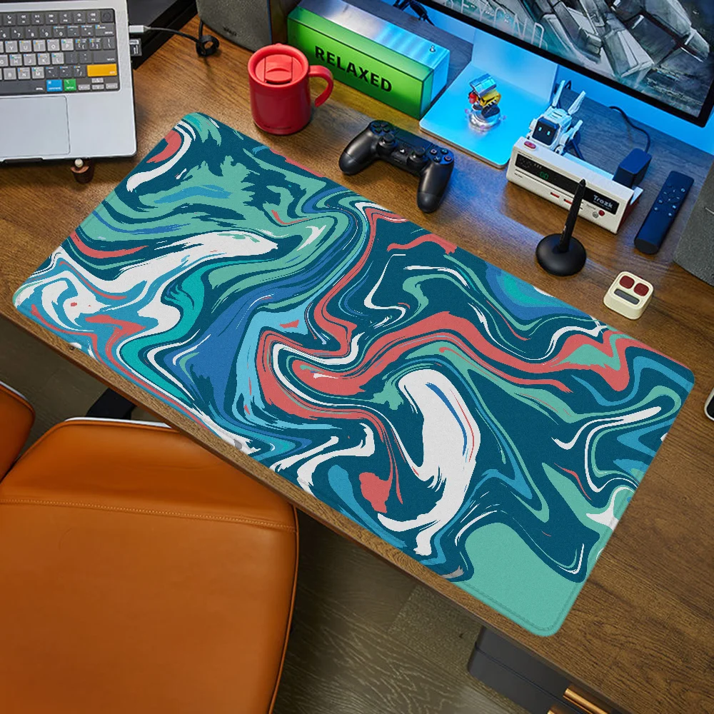 Pk Control Xxl Mouse Pad Strata Liquid Office Accessories Gamer Desk Mat Pc Gaming Mousepad Anime Computer Table Large Mats Pads