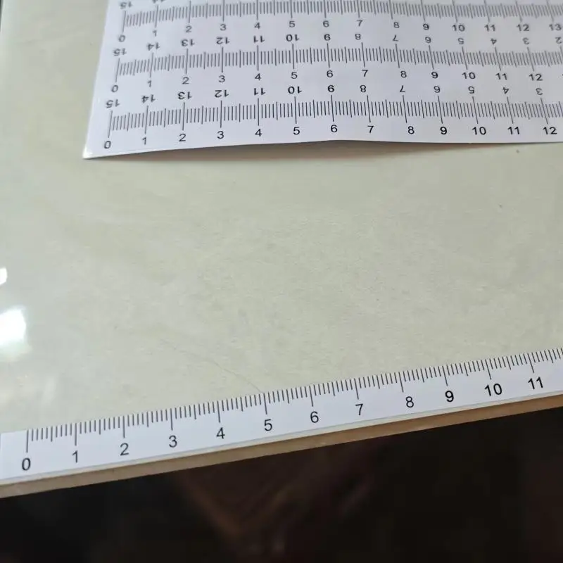 New 10pcs Self-adhesive Ruler Set, Suitable For Office/study/sewing Can Be Attached To Any Smooth Surface, Measuring Tool