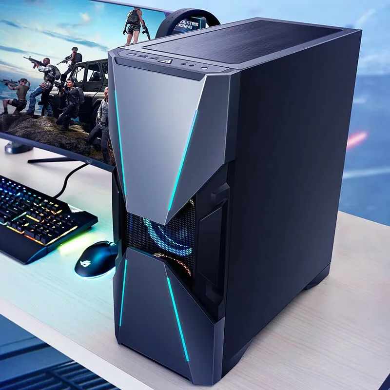 Antec-carcasa para PC DA601, chasis serie oscura, Torre media, vidrio templado lateral transparente, funda para ordenador de juego estándar con 2 fans컴퓨퓨케스 스