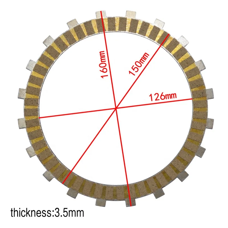 

Guaranteed Motorcycle Parts Paper Based Friction and Steel Plates for Suzuki Boulevard M109R VZR1800 2006-2014