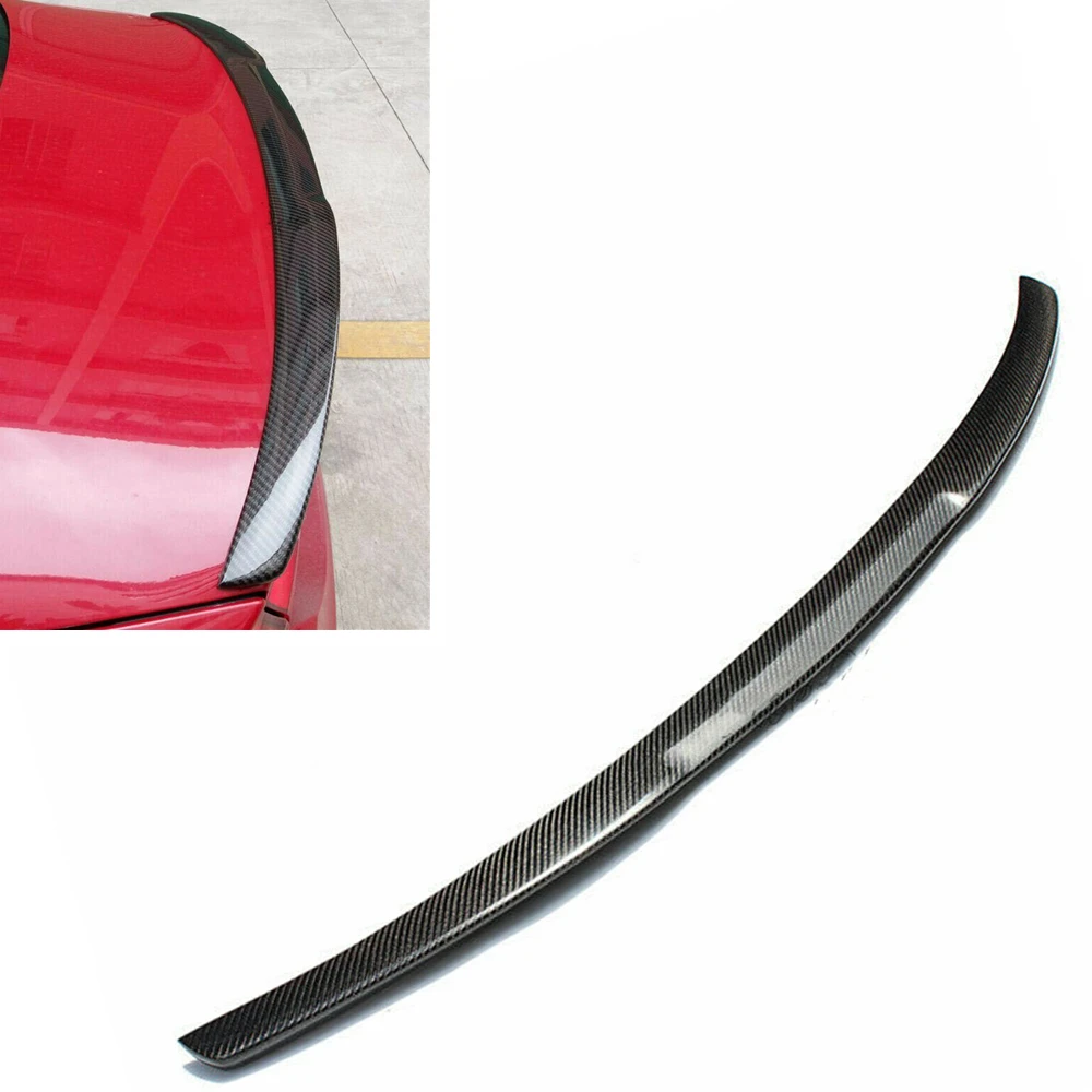 

Carbon Fiber Rear Spoiler Wing Trunk Lip Decklid Trim M4 Style For BMW 4 Series F32 420i 428i 430i 435i xDrive Coupe 2014-2020