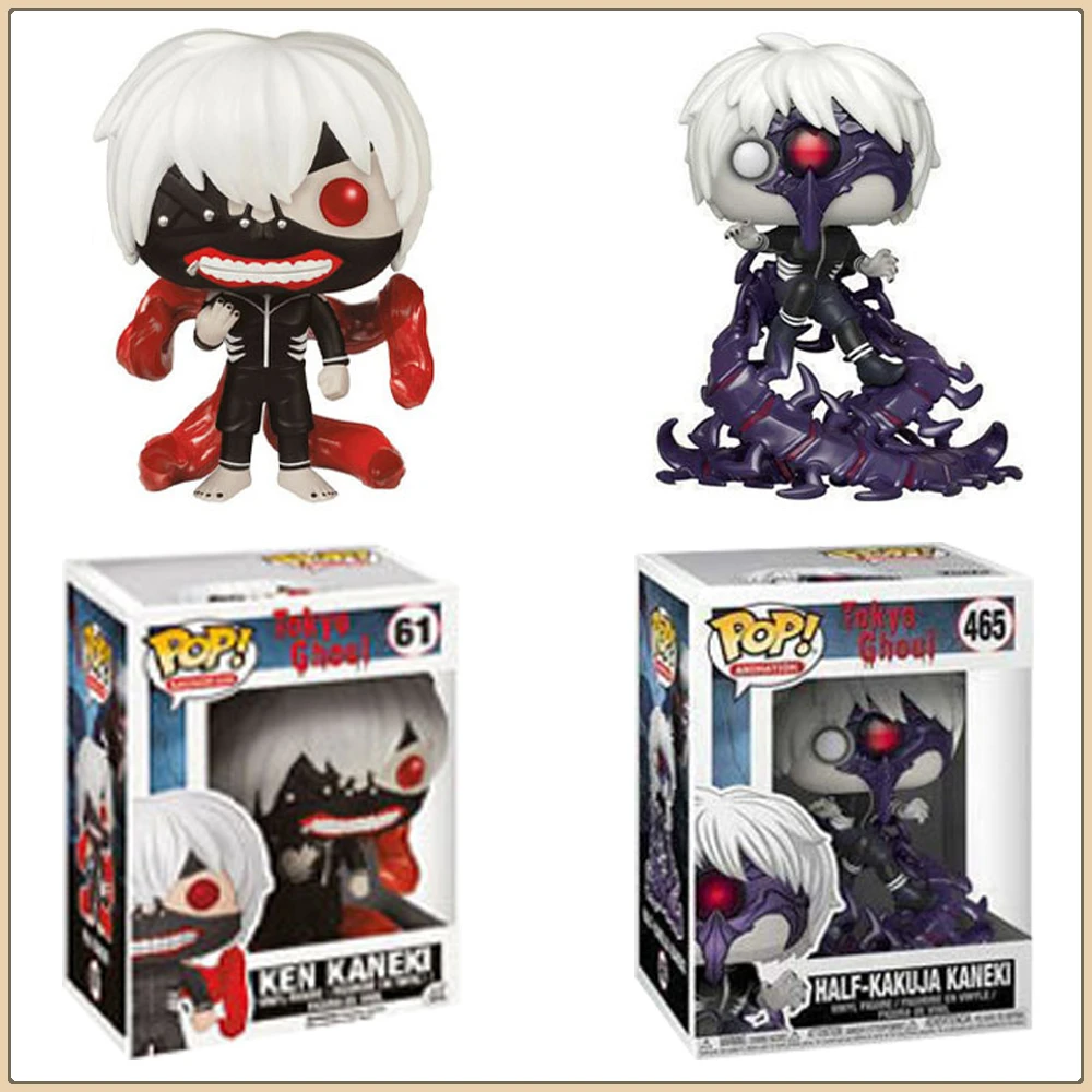 Funko POP Tokyo Ghoul Action Figures Kaneki Ken Anime Q-version Lifelike Doll Model Periphery Toy Decorative Ornament Kid Gift