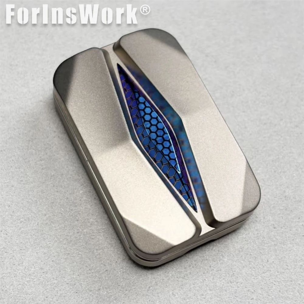 Stand-iNEDC Break Through Unlimited Slider Titanium Engraving Breakthrough Fidgets Slider Cool Gadgets Anxiety Toys