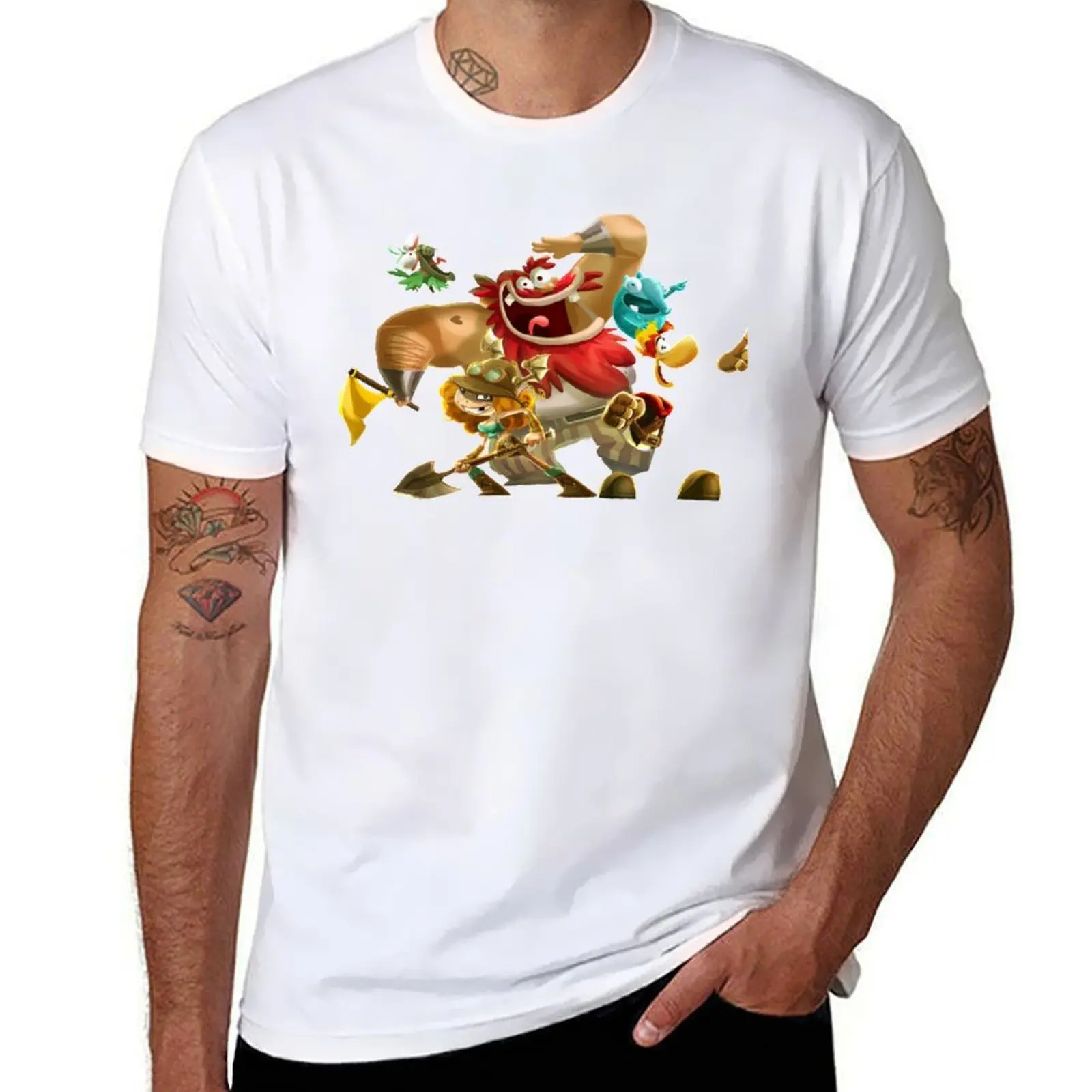 

Rayman T-Shirt mens graphic t shirts t shirts for man pack white T-Shirt