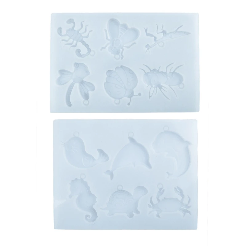 

Силиконовая форма в форме милого животного для DIY хрустальных подвесок, персонализированная форма из смолы 28TF