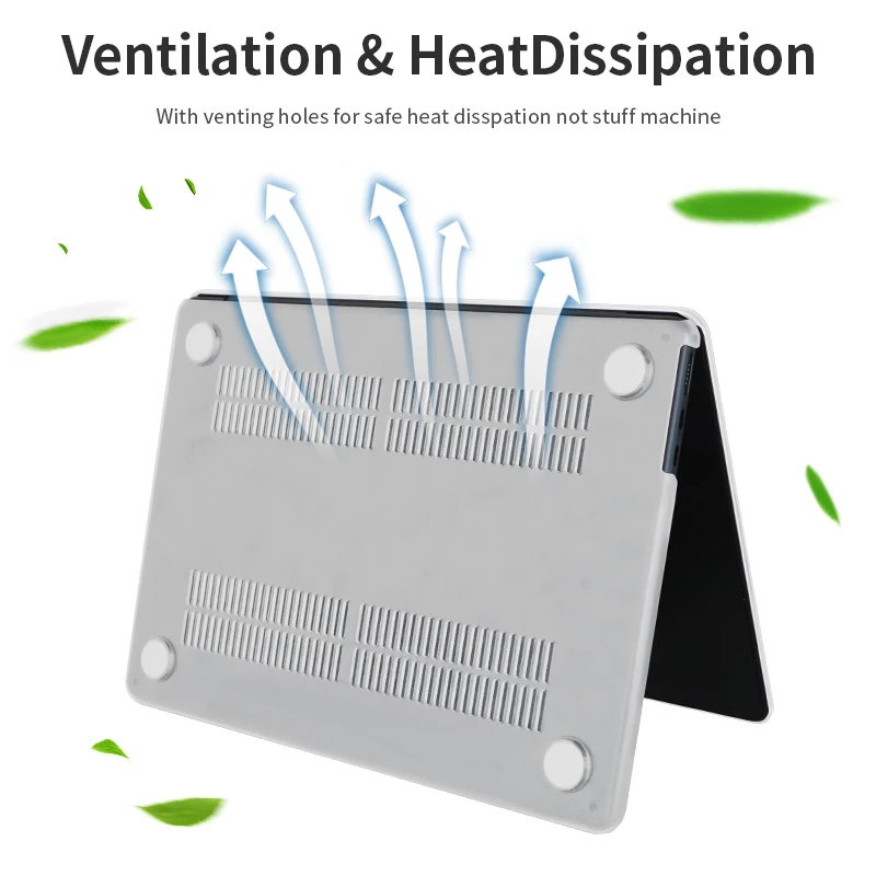 غطاء للكمبيوتر المحمول لعام 2022 ماك بوك Air13.6 M2 A2681 حافظة واقية pro13.3 m2 A2338 غلاف فينيل شفاف مضاد للسقوط