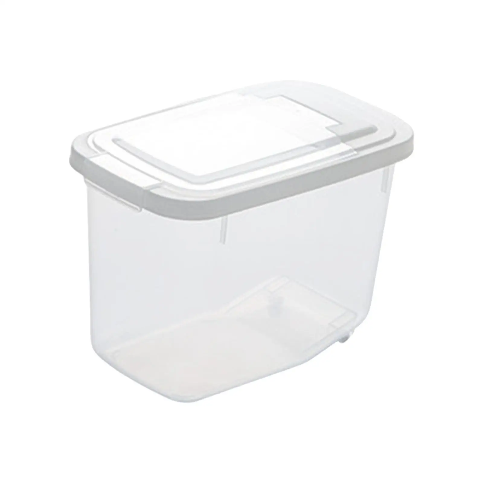Grain Rice Container Large Capacity Airtight Rice Tank Kitchen Organization Pet Food Storage Box for Grain Flour Cereal Dry Food