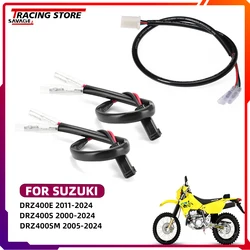 2024 2&3 Wire Cables Indicator Turn Signal Light Taillight Adapter Cable For Suzuki DRZ400E DRZ400S DRZ400SM Plug&Play Connector