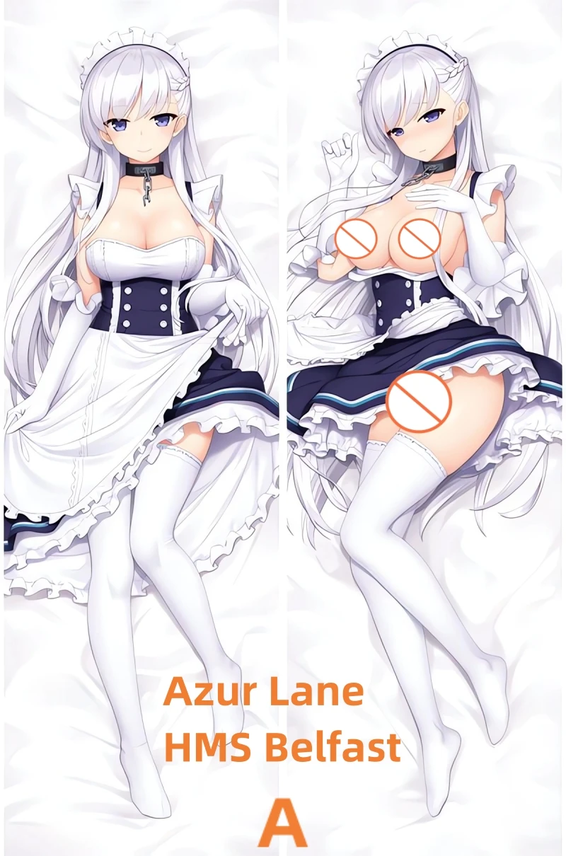 

Dakimakura Anime Pillow Case Azur Lane HMS Belfast Double-sided Print Of Life-size Body Pillowcase Gifts Can be Customized