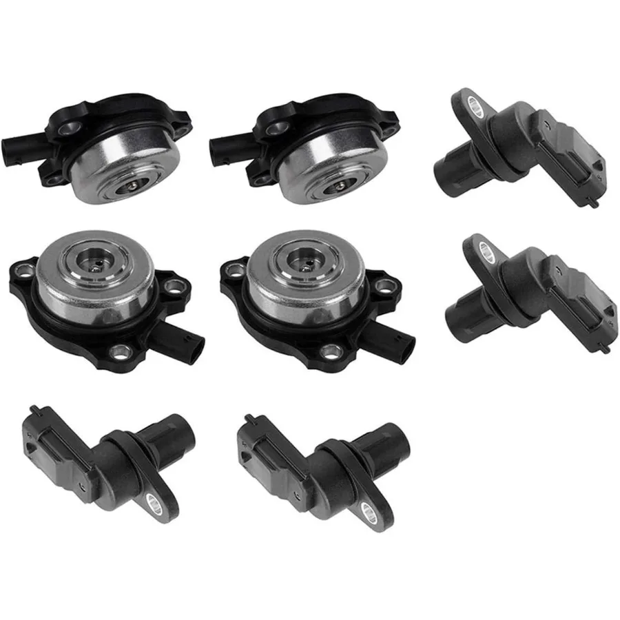 

2720510177 Датчики положения распределительного вала и комплект магнитов регулятора для MercedesBenz R171 W203 W209 4 + 4 шт. Высокоточный двигатель Timi