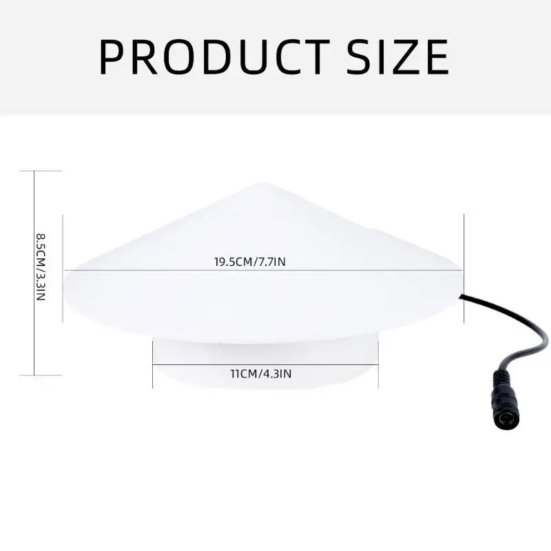 Y1UD مروحة العادم الشمسية 12 فولت مقاومة للماء مع كابل 33 سم لأقفاص الدجاج الدفيئة واستخدام المرآب #6