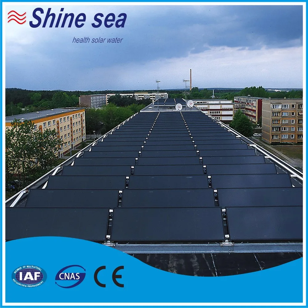 China made hot flat panel solar water heater system for solar industry