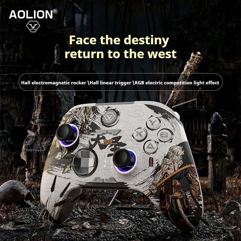 Aolion Wireless Bluetooth Saint 2nd Generation Gamepad Hall Linear Trigger Macro Programming Long Battery Life Android/Pc