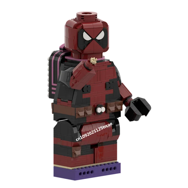 

New 1266Pcs Famous Hero Movie Moc Miniature Character Mega Figure Model Custom Puzzles Diy Creative Ideas Toys Birthday Gifts